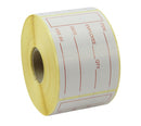 51x76mm Prepped Food Labels - 1000 Labels