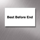 Printed CT7 'Best Before End' 26 x 16mm Price Gun Labels