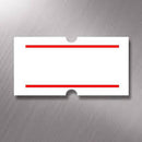 CT1 Red Tram Line Punch Hole 22 x 12mm Price Gun Labels