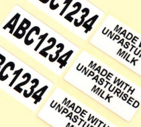 76mm x 38mm Semi-Gloss Printed Labels (5000)