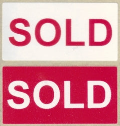 Sold Labels (Qty: 500)