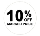 Promotional Labels - 10% Off - 1000 Promo Labels