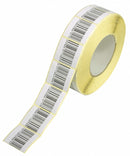 RF Security Dummy Barcode Labels - 40x40mm - 8.2MHz Frequency