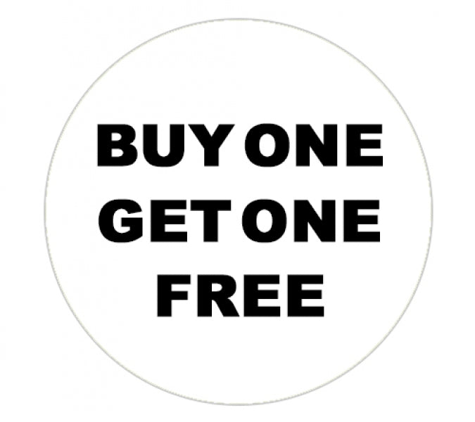 Promotional Labels - Buy One Get One Free - 1000 Promo Labels