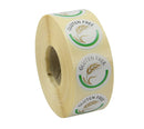 25mm Food Allergy 'Gluten Free' Labels - 1000 Labels