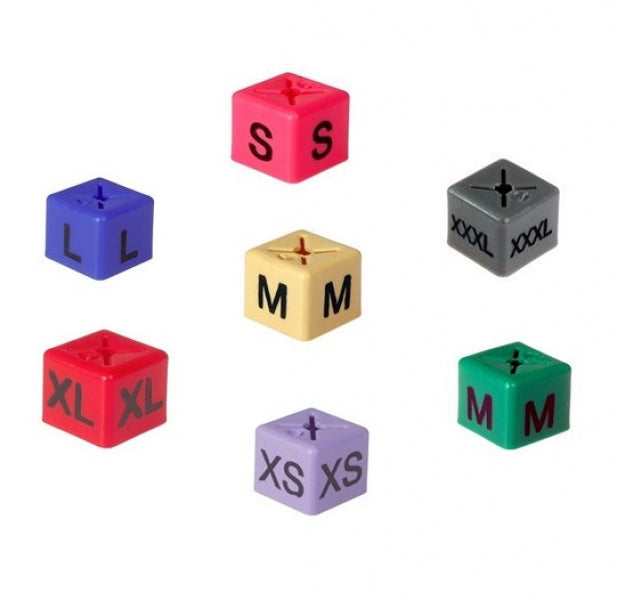 Unisex Size Cubes (Pack of 50) - Various Sizes and Colours