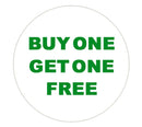 Promotional Labels - Buy One Get One Free - 1000 Promo Labels