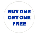 Promotional Labels - Buy One Get One Free - 1000 Promo Labels