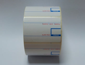 58mm x 40mm CAS Thermal Scale Labels (10 Rolls / 7500 Labels)