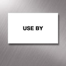 Printed CT7 'Use By' 26 x 16mm Price Gun Labels