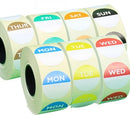 Food Hygiene Day Dot - Per Day - Per Roll - 25mm