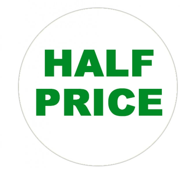 Promotional Labels - Half Price - 1000 Promo Labels