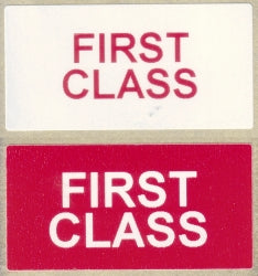 First Class Labels (Qty: 500)